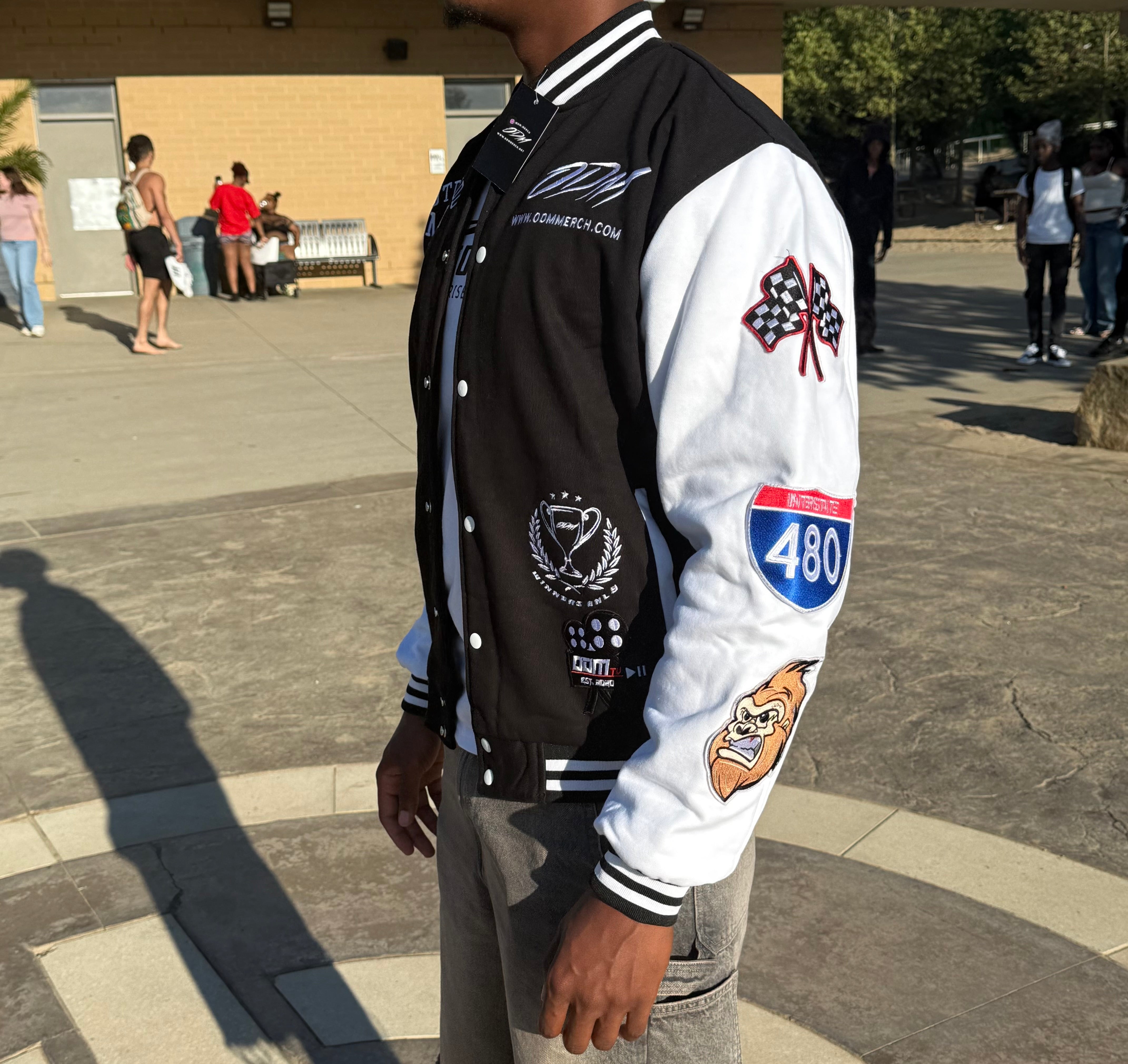 All Star Varsity Jacket (Black & White)